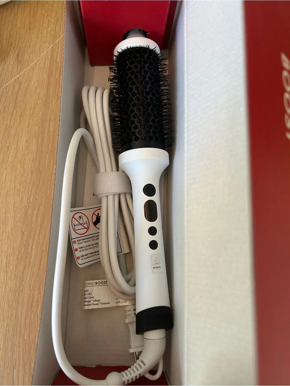 BONDI BOOST Infrared Bounce Thermal Brush, 1.65” barrel, sample brush. Minor use